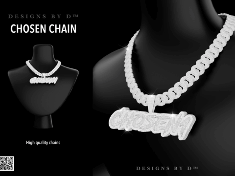 Chosen Cuban Diamond Chain for MP Male
