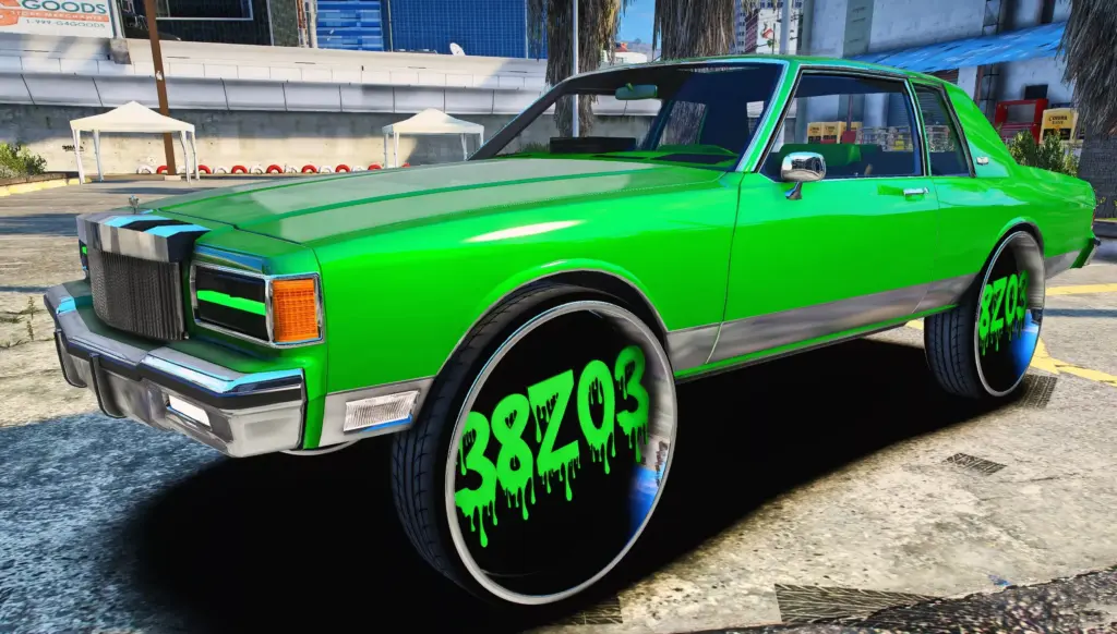 Custom 2 Door Boxed Chevrolet Caprice Classic On 38Z03 Rims