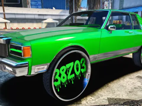 Custom 2 Door Boxed Chevrolet Caprice Classic On 38Z03 Rims