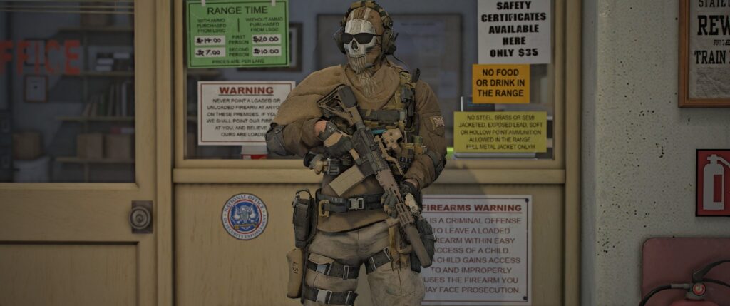 Desert Ghost Simon Riley [Add-On Ped] 