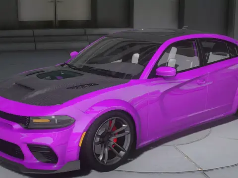 Dodge Charger SRT Hellcat Len Purple Torch