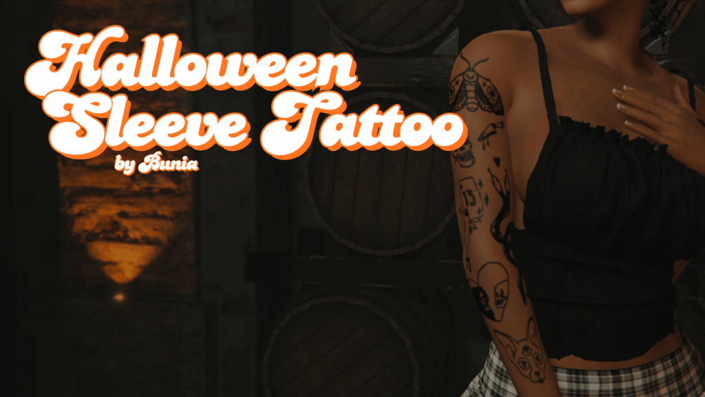 Halloween Sleeve Tattoo