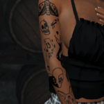 Halloween Sleeve Tattoo | for mpFemale V1.0