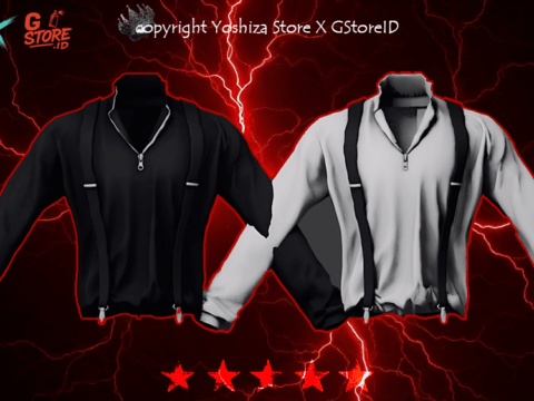 Long Sleeve Zipper Suspenders for MP Male 1.0