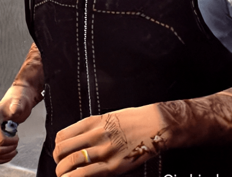 Michael hand tattoos