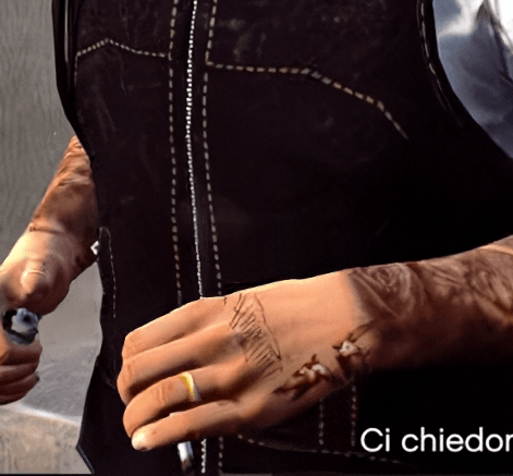 Michael hand tattoos