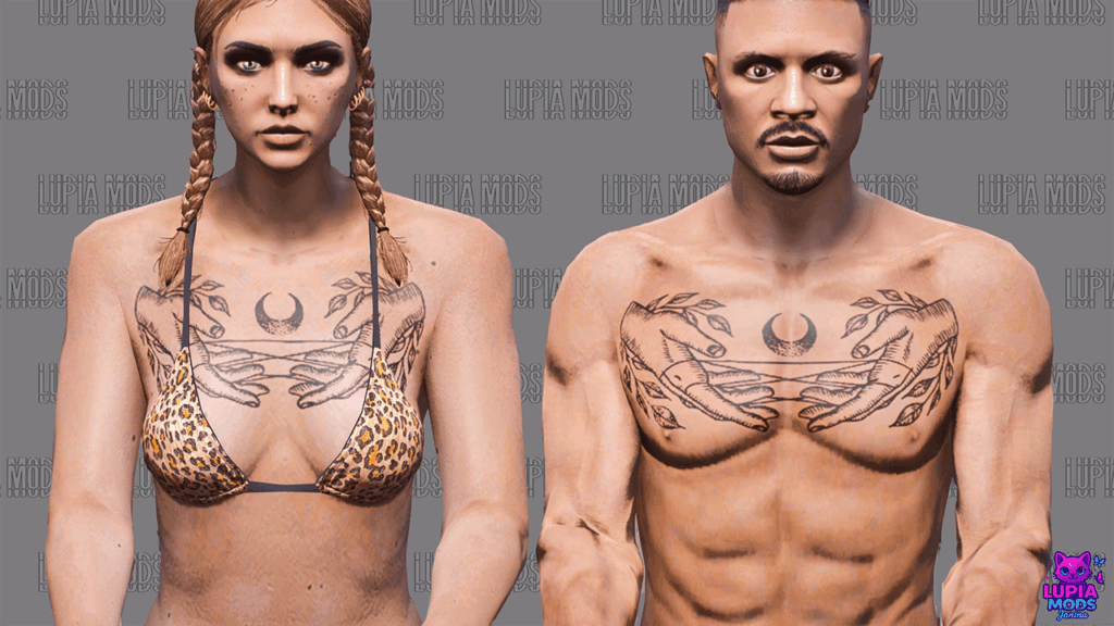 Moon Hands // Tattoo Torso // MP Male and Female