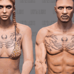 Moon Hands / Tattoo Torso / MP Male and Female Moon Hands // Tattoo Torso // MP Male and Female