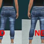 Redone Jeans 004 for MP Female 1.0