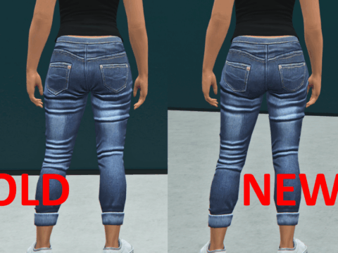 Redone Jeans 004 for MP Female 1.0