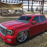 Slammed 4 Door GMC Sierra