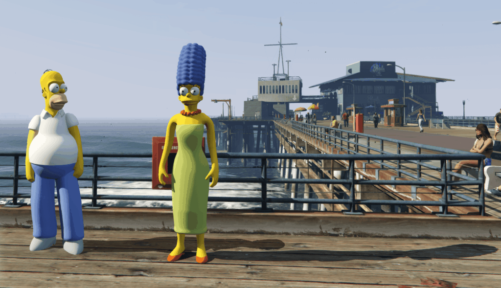 The Simpsons Fortnite Pack [Add-On Ped] V1.0