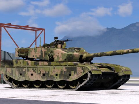 Type 99A China Main Battle Tank PLA [Add-On | LODs] V1.0