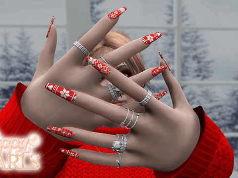 Winter Nails for MP Female 1.0