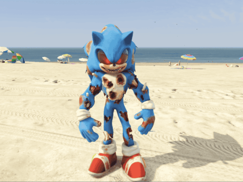Zombie Sonic Addon Ped V1.1
