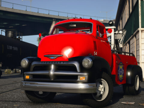 1954 Chevrolet 5400 COE Towtruck [Add-On | LODs] V1.2
