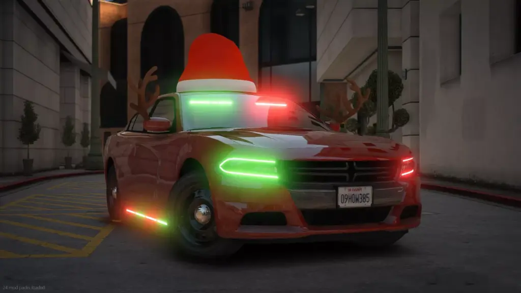 2018 Dodge Charger Christmas