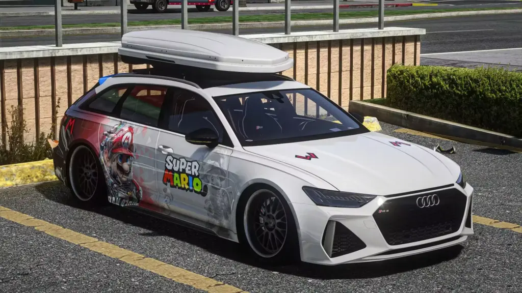 2020 Audi RS6 C8 Avant Super Mario