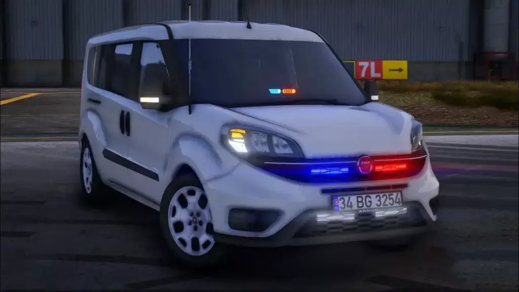 2020 Fiat Doblo Maxi Unmarked Turkish Police
