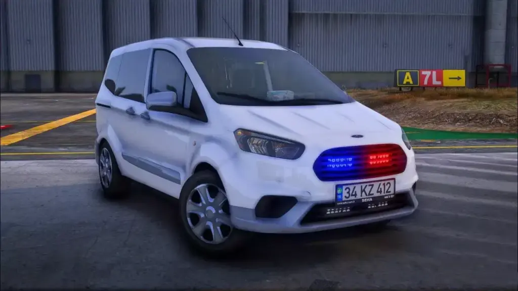 2020 Ford Courier Unmarked Turkish Police
