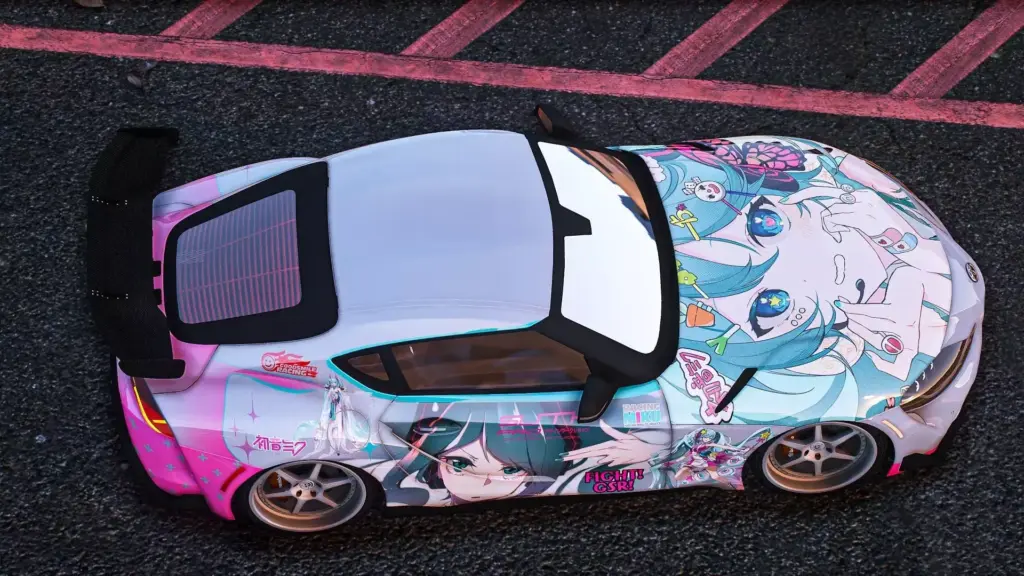 2020 Toyota Supra A90 Miku Hatsune