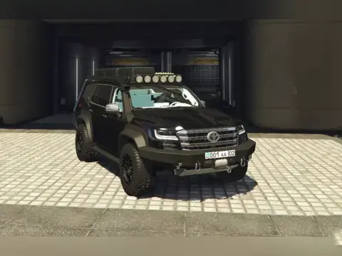 2023 Toyota Land Cruiser VX-R OffRoad - Kazakhstan License Plate