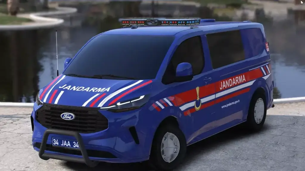 2024 Ford Transit Custom Turkish Gendarmerie