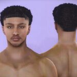 Afro Dex Hair For MP Male 1.0