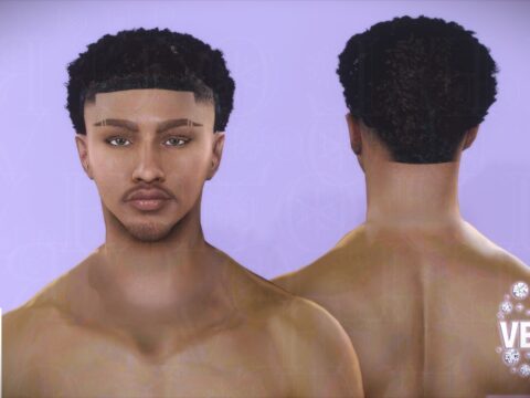 Afro Dex Hair For MP Male 1.0