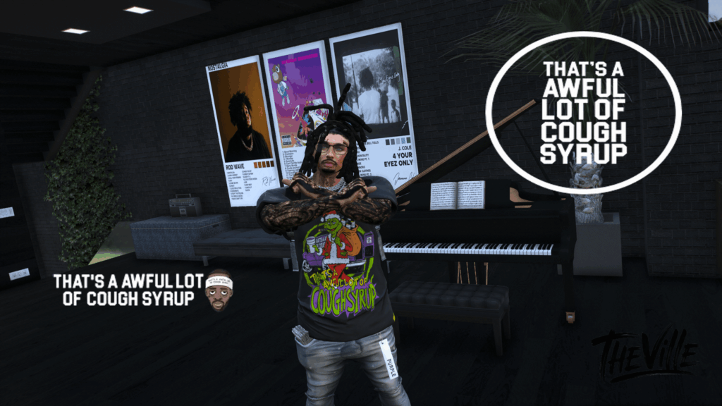 Awful Cough Syrup T-shirts for MP Male / Franklin V1.1