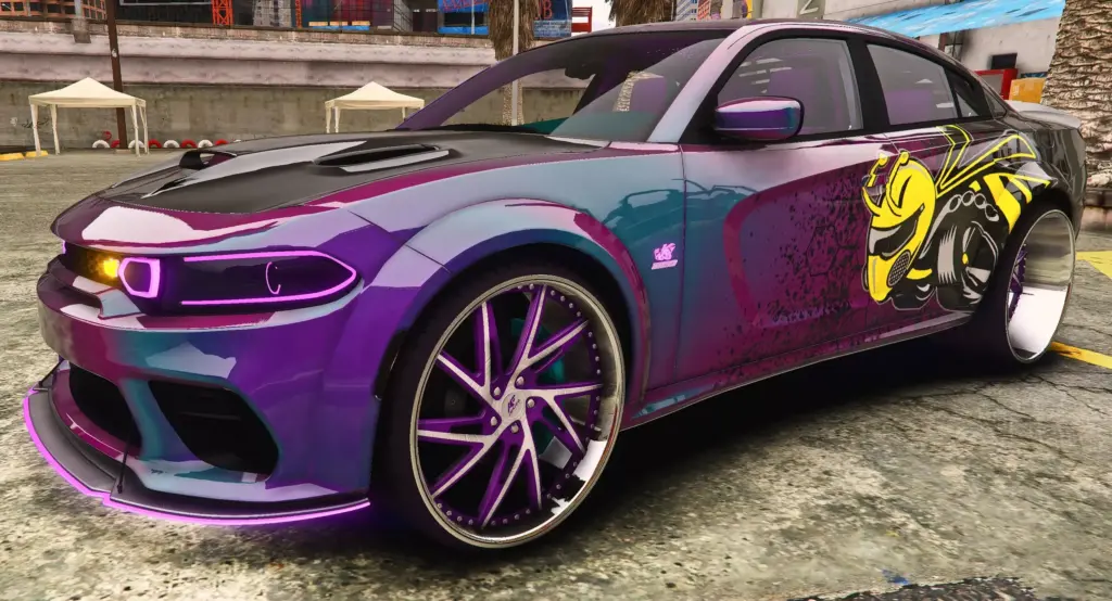 Bush 1320 Skatpakk Dodge Charger SRT he bent Armani Forged Rims