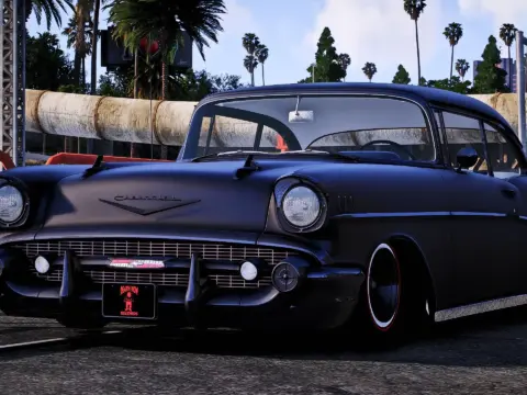 Chevrolet Belair lowrider Tupac 1957