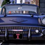 Chevrolet Belair lowrider Tupac 19572