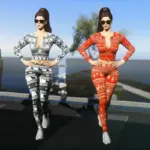 Christmas Outfit and sporty torso + lower body for MP Female