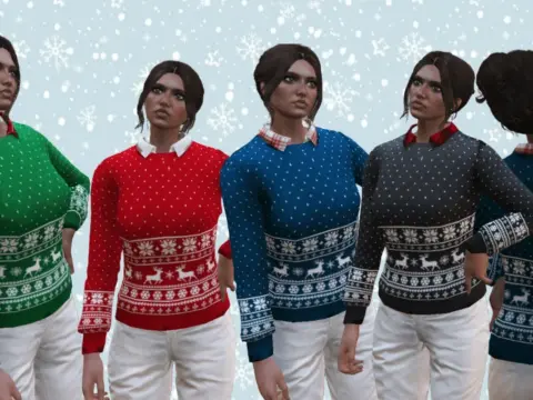 Christmas Sweater for MP Male / Female V1.0
