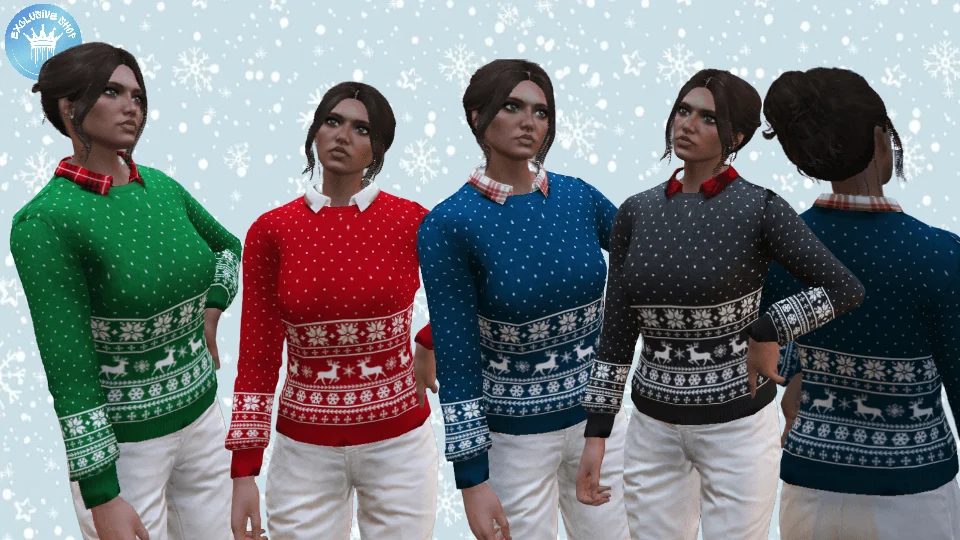 Christmas Sweater for MP Male / Female V1.0