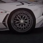 Custom White Carbon Lamborghini Aventador SVJ4