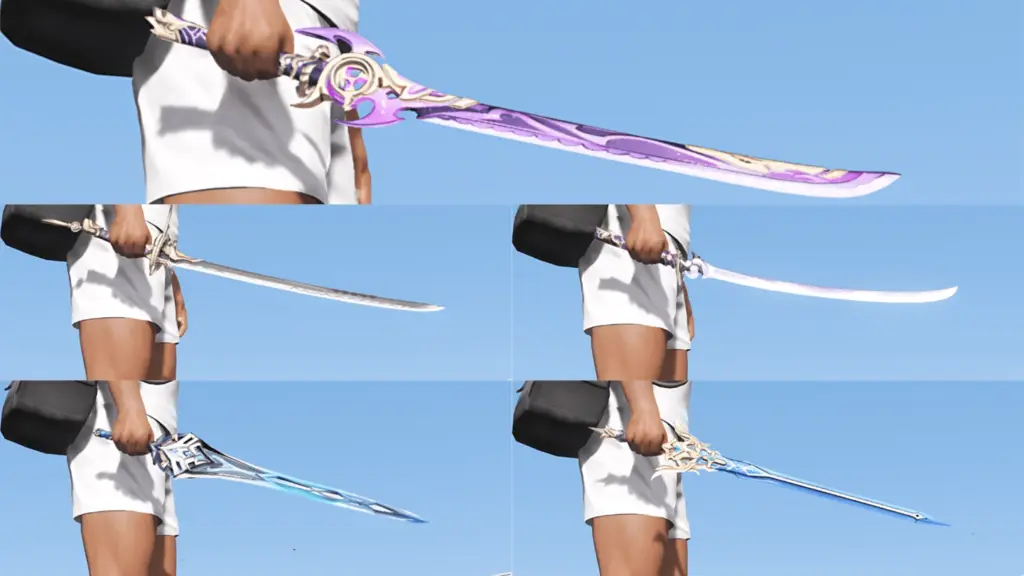 Genshin Impact Weapon Pack [Add-On | FiveM | Replace]