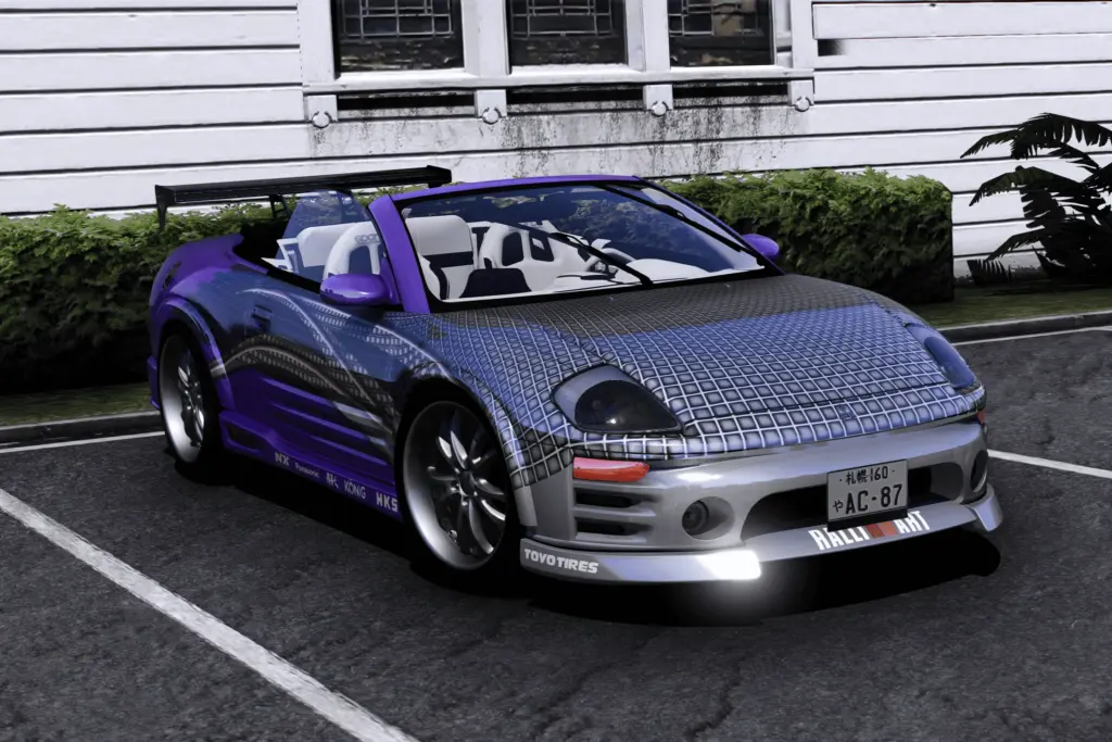 Roman's Mitsubishi Eclipse Spyder GTS 2003 From Fast & Furious 2 [Add-On | Extras | VehFuncs V] V1.0