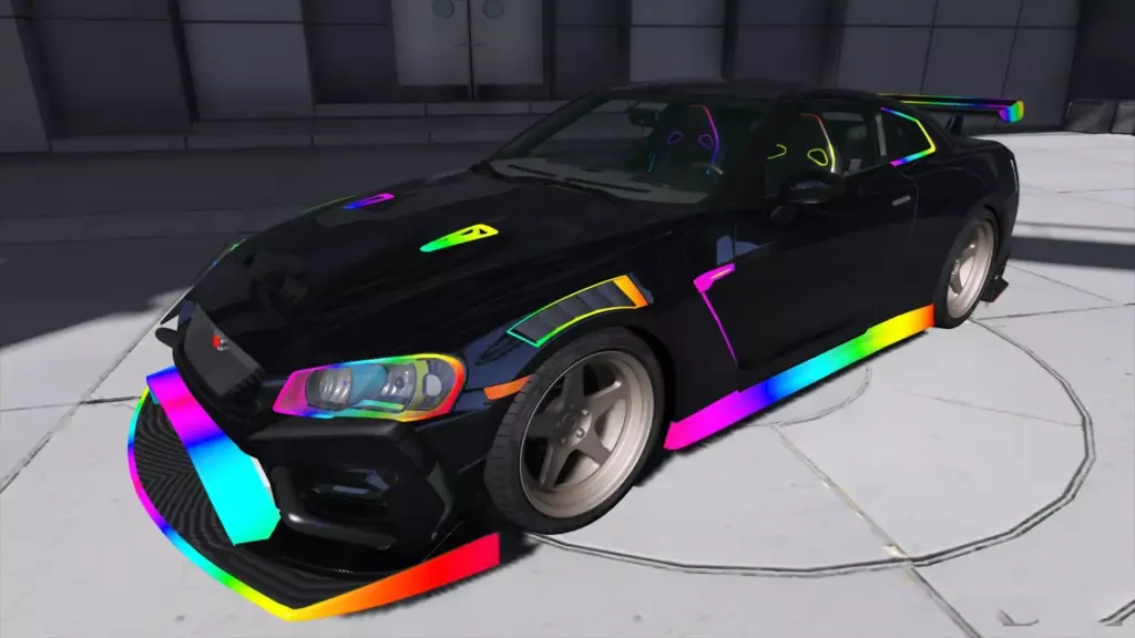 Nissan Skyline R36 Rainbow Light Edition