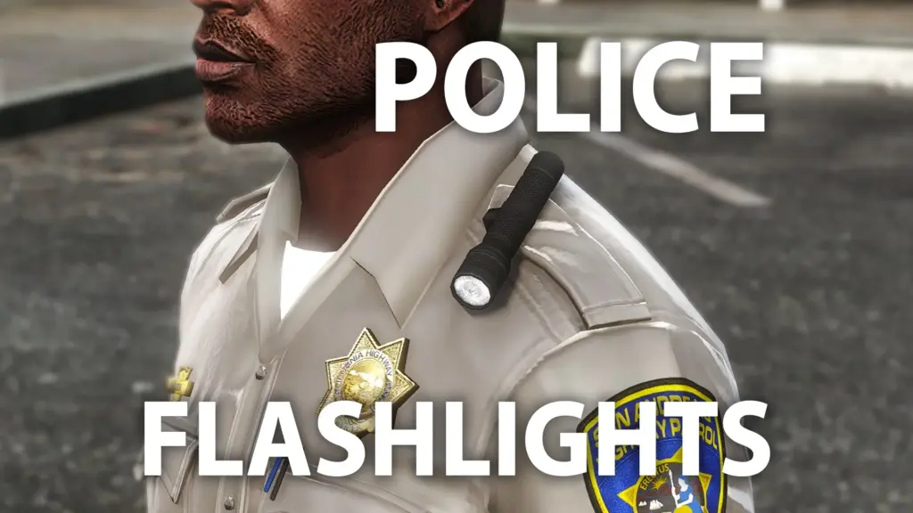 Police Shoulder Flashlights