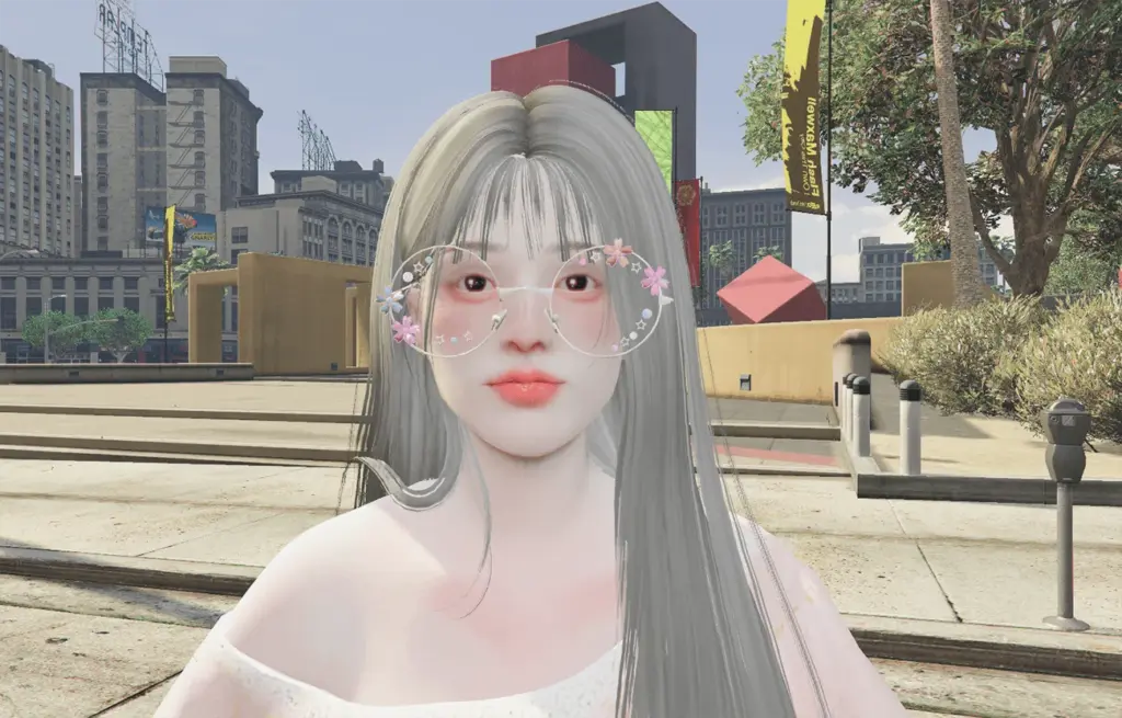 Sakura Glasses for MP Female 1.0