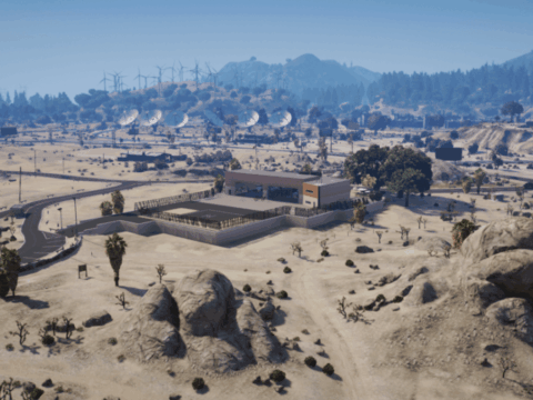 Sandy Shores Heliport [MENYOO | MAP BUILDER] V1.0