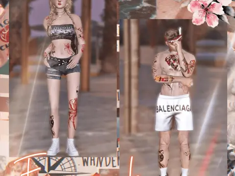 Tattoos for MP Male / Female V1.0