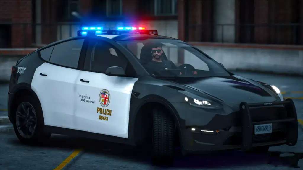 Tesla Model Y LAPD