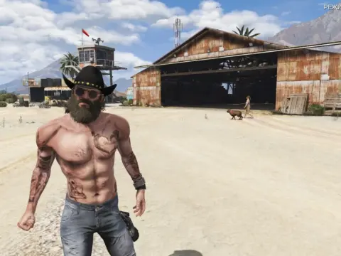 Trevor muscle body with scars 1.0