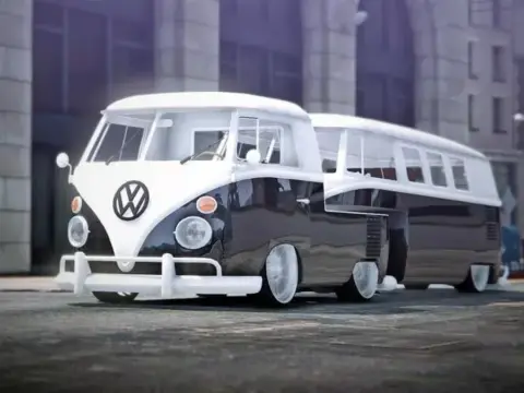 Volkswagen T1 With Trailer