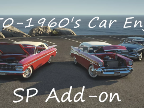 1950S-1960S Car Engine Sound