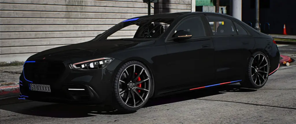 2021 Mercedes S500 B50 Police Modern Lights