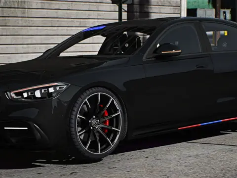 2021 Mercedes S500 B50 Police Modern Lights